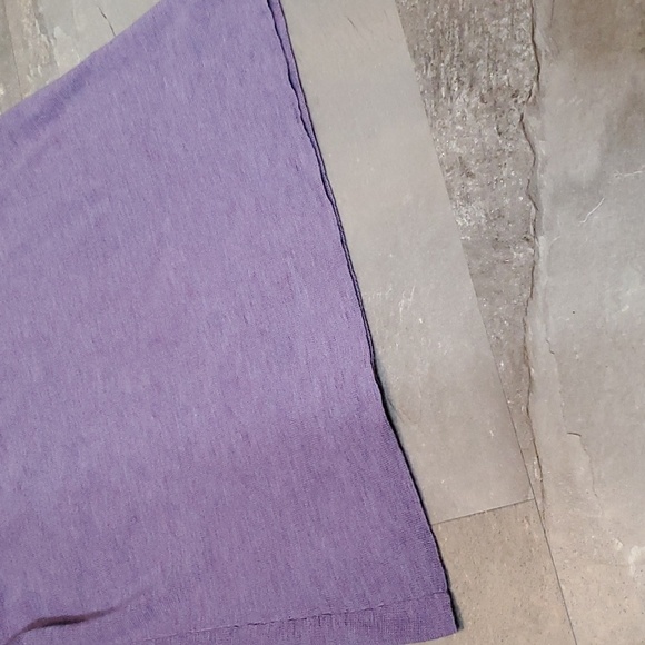Eileen Fisher 100% merino wool Sleeveless Top. Heathered purple, pink touch. M. - Picture 9 of 11